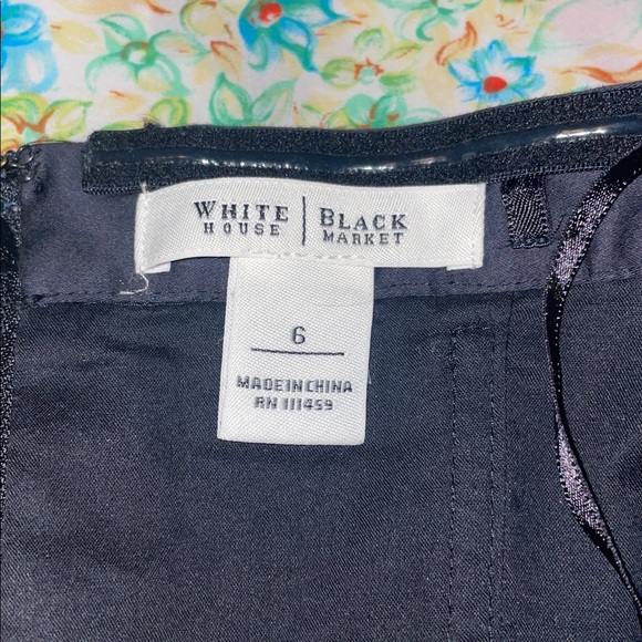 White House Black Market floral Strapless Top (6) - Picture 7 of 7